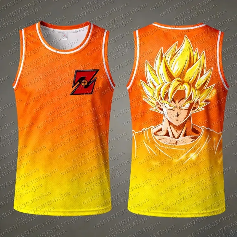 2026 Neue Anime "Dragon Ball Z" Sonderedition Basketball-Trikots für Herren-Freizeitkleidung und Kinder-Basketball-Trikots