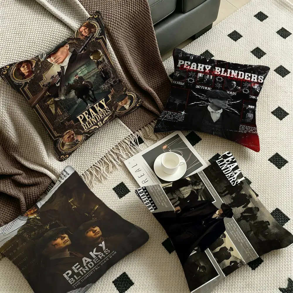 Movie P-Peaky B-Blinders Personalized Pillow Dust Cover Bedroom Kids Party Decoration Pillowcase Birthday Children Gift