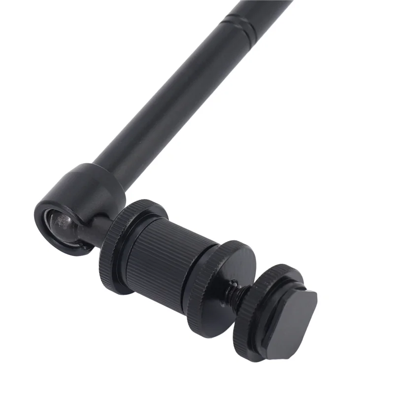 Compact 6Pcs 20Inch Adjustable Articulating Friction Magic Arm With Hot Shoe Mount For LED Light DSLR Rig LCD Monitor