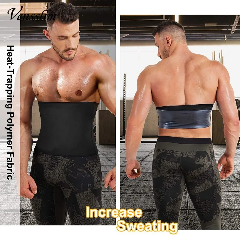 Men Slimming Body Shaper Sauna Sweat Belt Waist Trainer Corsets Belly Band Sport Girdle Modeling Straps Stomach Wraps Fat Burner