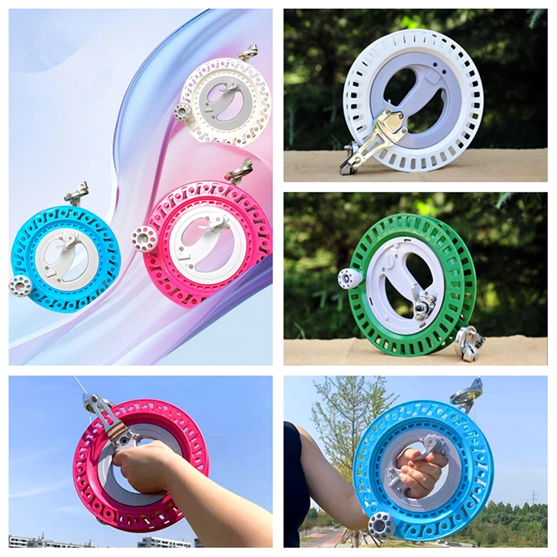 Kostenloser versand große kite reel für kinder kite rad abs kite kevlar professionelle drachen im freien spaß spielzeug strand kite string linie