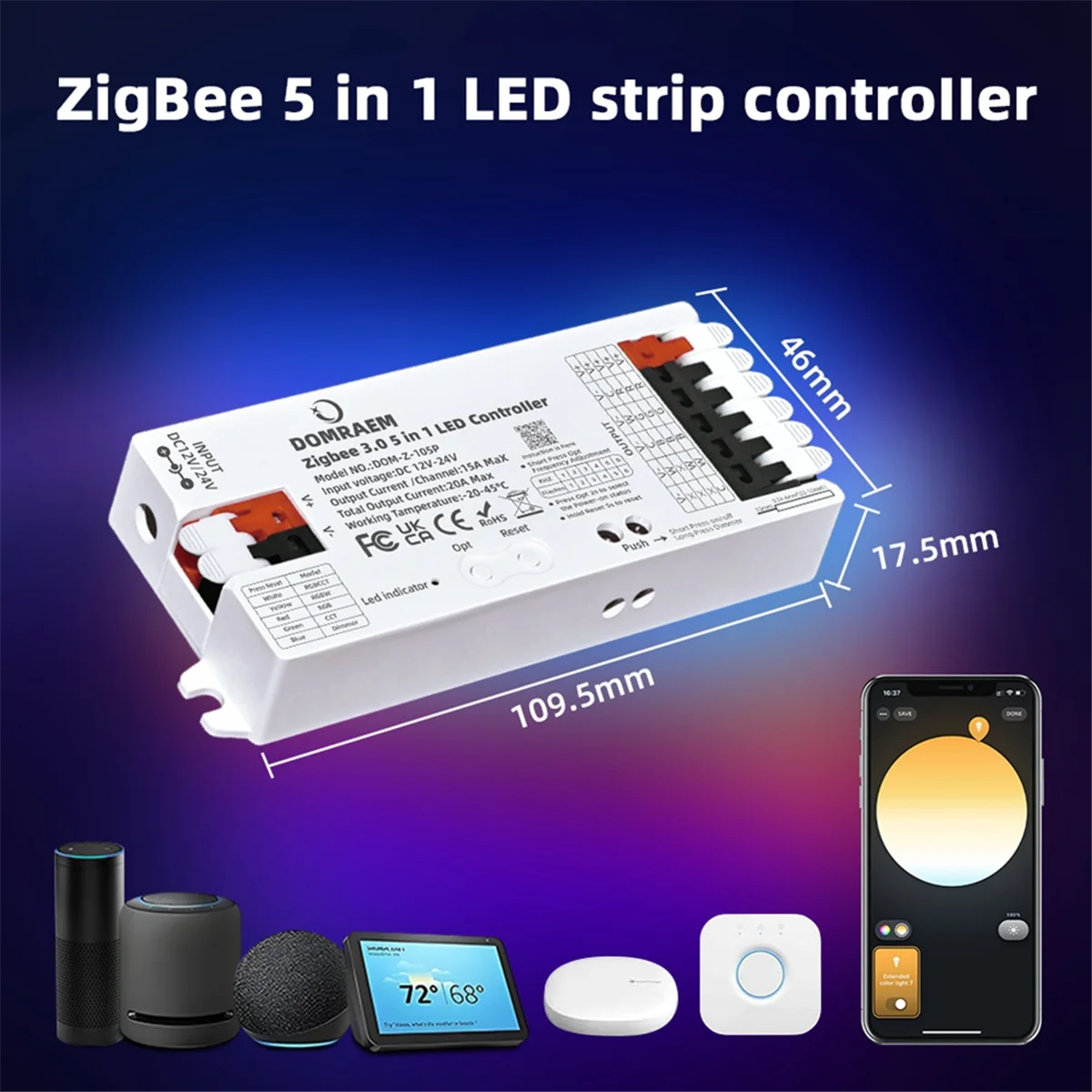 A25I ZIGBEE3.0 5 In…