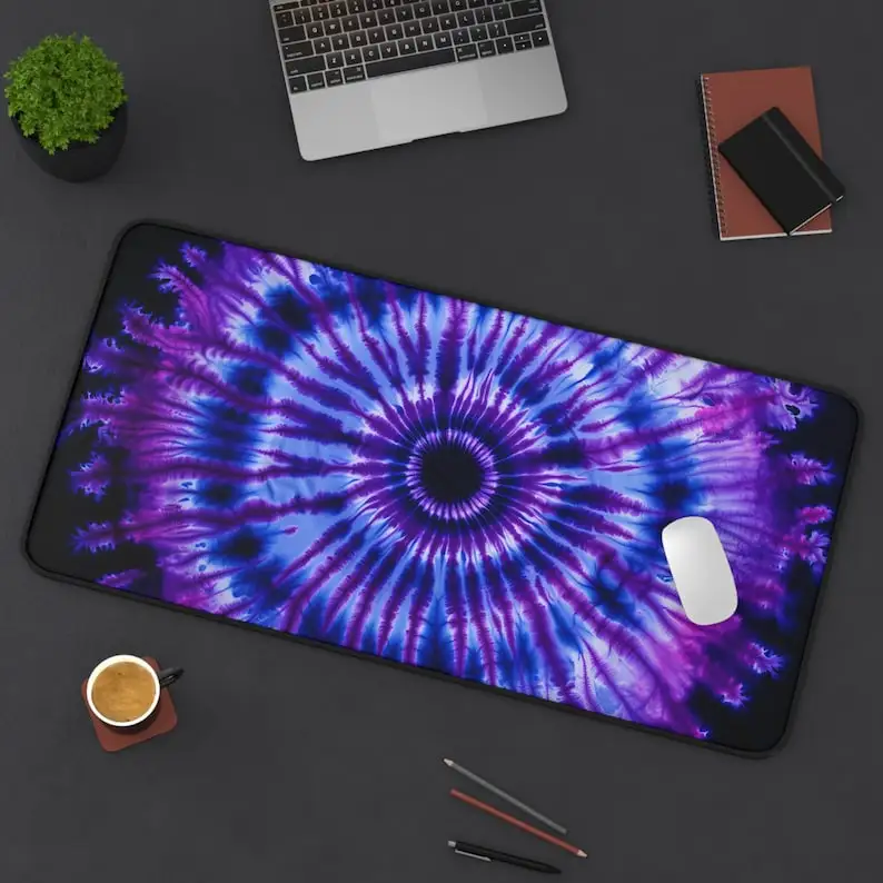 Purple Swirl Pattern Mouse Pads, Suitable for Office Desks, Home Computers, Gamer Gifts, Birthday and Holiday Presents XXL