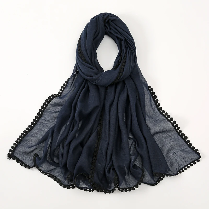 Newest Pure Color Scarf With Tassels Outdoor Scarves Long Lady Shawls Fashion Design Echarpe Soft Neckerchief 180*90cm