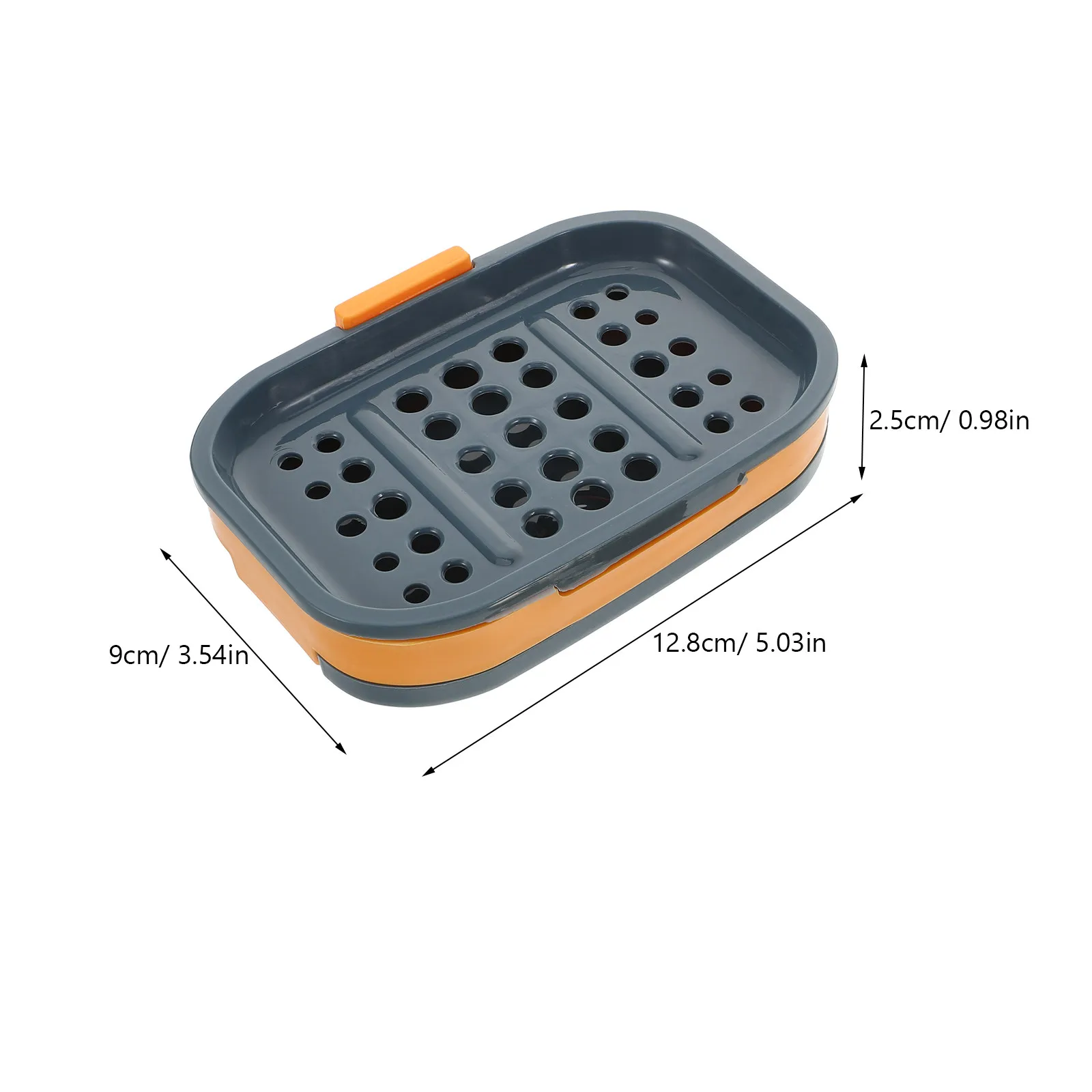 2Pcs Suction Cup Wall Mounted Soap Dish Impact Resistant Bathroom Kitchen Shower Soap Holder Storage Rack