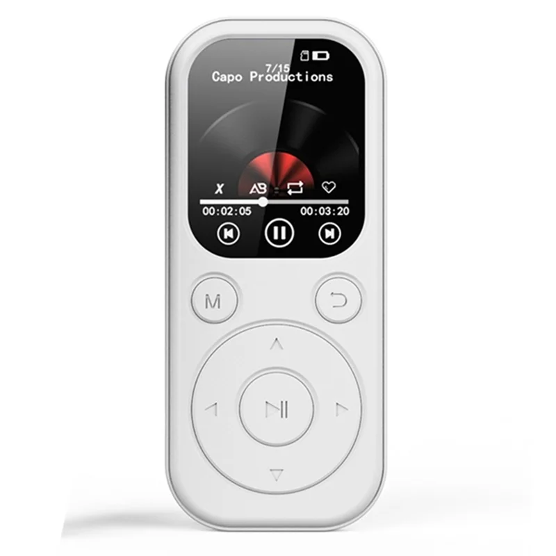 

MP3-плеер A25P с Hi-Fi динамиком, Bluetooth 5.4, экраном 2.01 дюйма, многофункциональный портативный музыкальный плеер