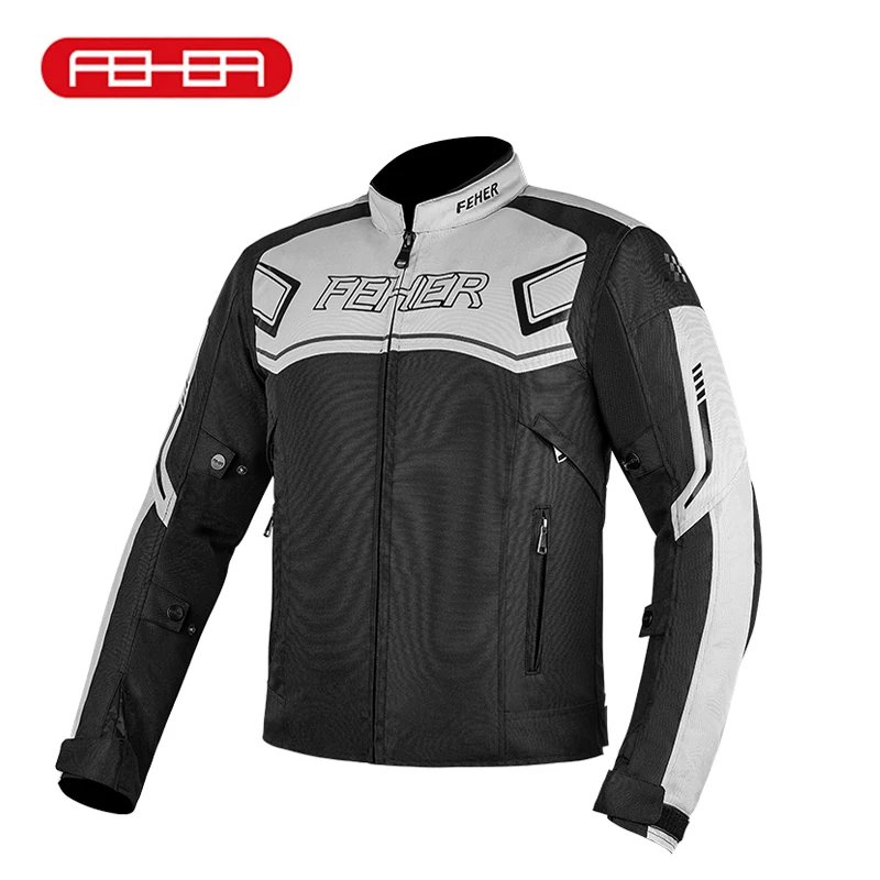 

FEHER Motorcycle Jacket for Men All Seasons Waterproof Wear Resistant Keep Warm High Quality Motorcycle Equipments Riding Jacket