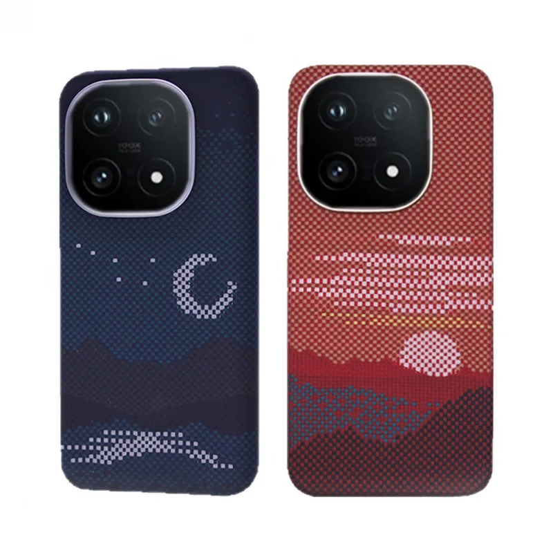 

Магнитный чехол для Vivo iQOO 15 из кевларового арамидного волокна с текстурой личи, ударопрочный, из углеродного волокна