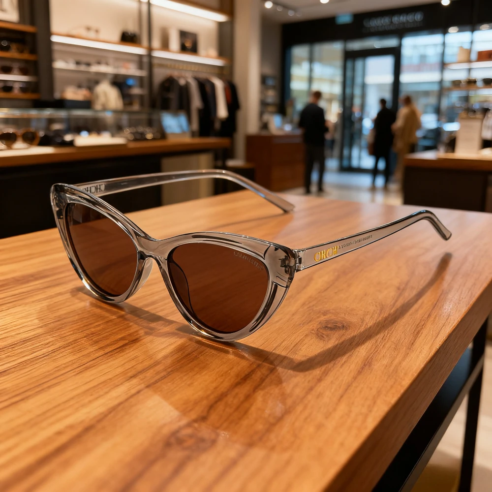 

Triangle Cat Eye Oversized UV Protection Sunglasses No Makeup Friendly Round Face Fit Trendy Women Eyewear