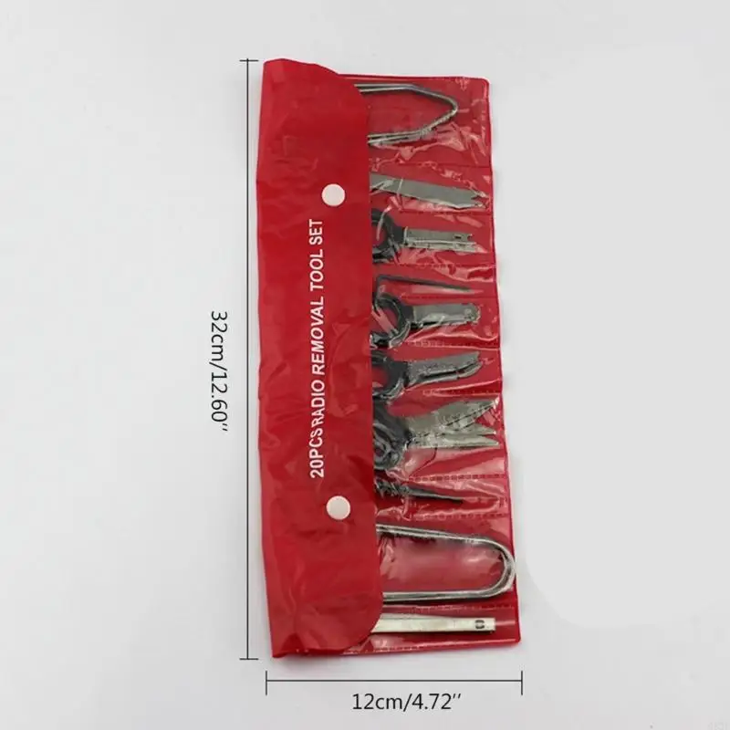Herramienta desmontaje altavoces coche G92C, 20 piezas, para varios modelos, extracción estéreos coche