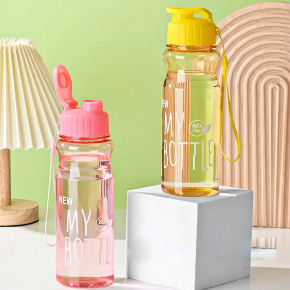 

Anti-drop PET Couple Water Cup BPA Free Kitchen Transparent Sport Water Bottle Cup Sports Water Cup Water Container