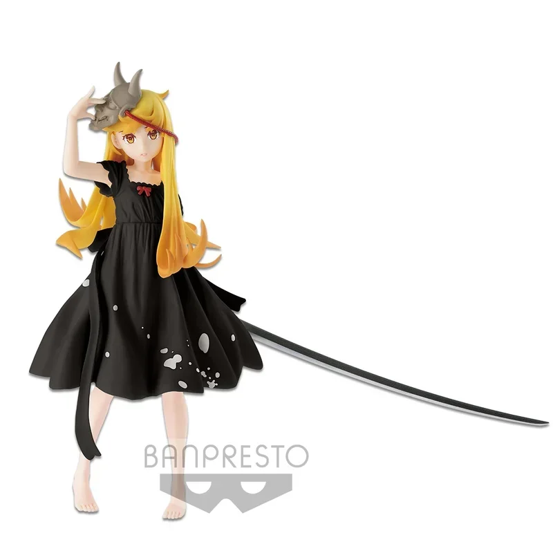 Bandai Banpresto Original Monogatari Special Color Ver. Oshino Shinobu Kawaii Anime Action Figures Toys for Girls Boys Gifts