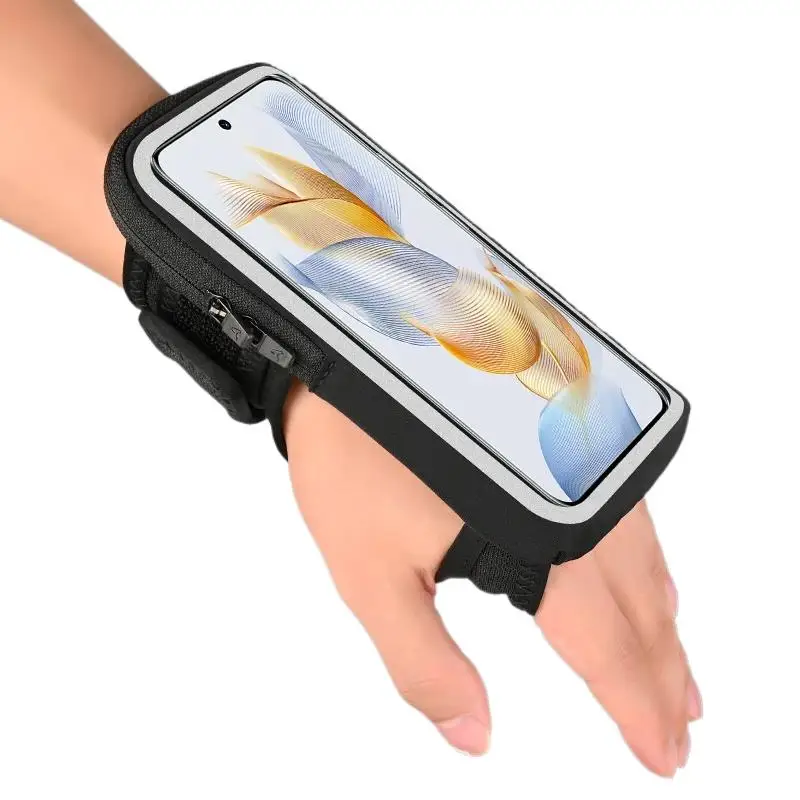 Universal Glove Style Phone Bag With Touch Screen Control, Sports Phone Arm Strap, Phone Holder, Zipper Style Water Blocking