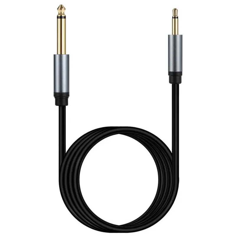 Pozłacany kabel adaptera audio z czystej miedzi 6,35 mm 1/4 "Mono męski na 3,5 mm 1/8" TS Mono męski — zdjęcie produktu 4