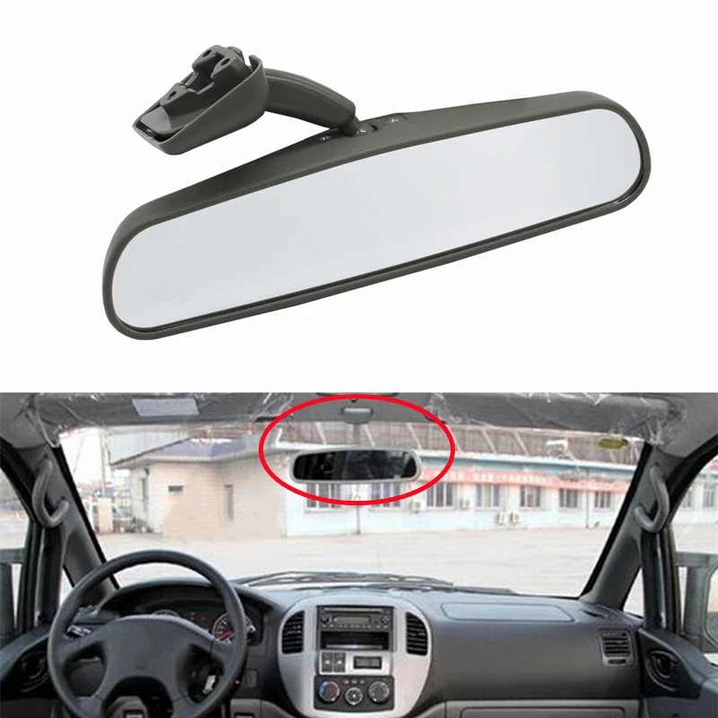 

Rearview Mirrors Reflector Parking Back Up Interior Reverse Mirror Glass For Mitsubishi Delica Space Gear L400 1995-2005