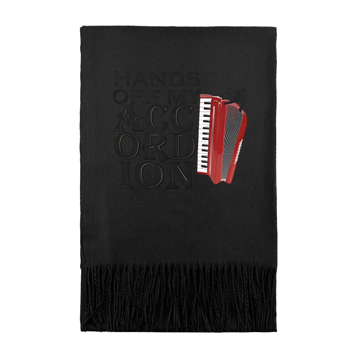 

Руки от моего аккордеона, забавный музыкальный дизайн, городской повседневный теплый длинный шарф унисекс, осенне-зимний шикарный шарф