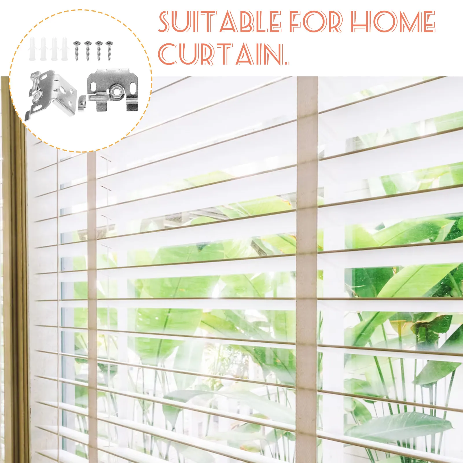 1 set Venetian Blind Spider Code Accessories Curtain Track Installation Parts Fixing Bracket Home Replacement Hardware