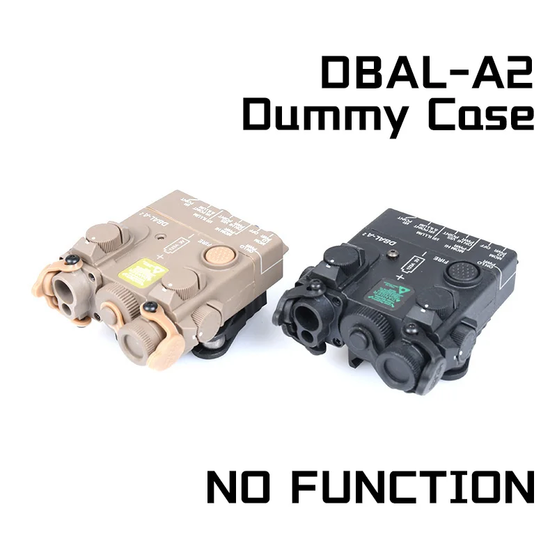Speelgoedpistool Tactische DBAL A2 Dummy Laser Box Geen Functie Batterij Case Fit 20mm Picatinny Rail Airsoft Wapen Laser model