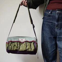 Richme Vintage Women Bag 2026 Trend Individuality Patchwork Concise Daily Boston Bolso Designer New in Crossbody Shoulder Bags
