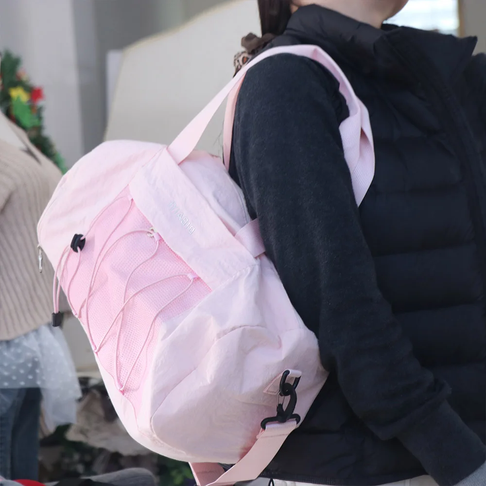 

Korean Style Travel Luggage Bag Waterproof Large Capacity Gym Bag Carrying Dry and Wet Separated Duffel Bag