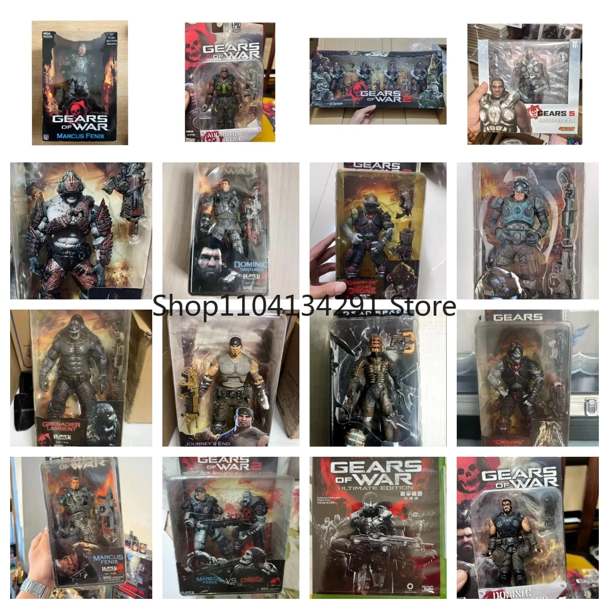 オリジナルストームトイズ 1/12 マーカス・フェニックス ゲアーズ・オブ・ウォー ソルジャーモデル 6インチ ビーストライダー 18cm アクションフィギュア モデル ギフトコレクション