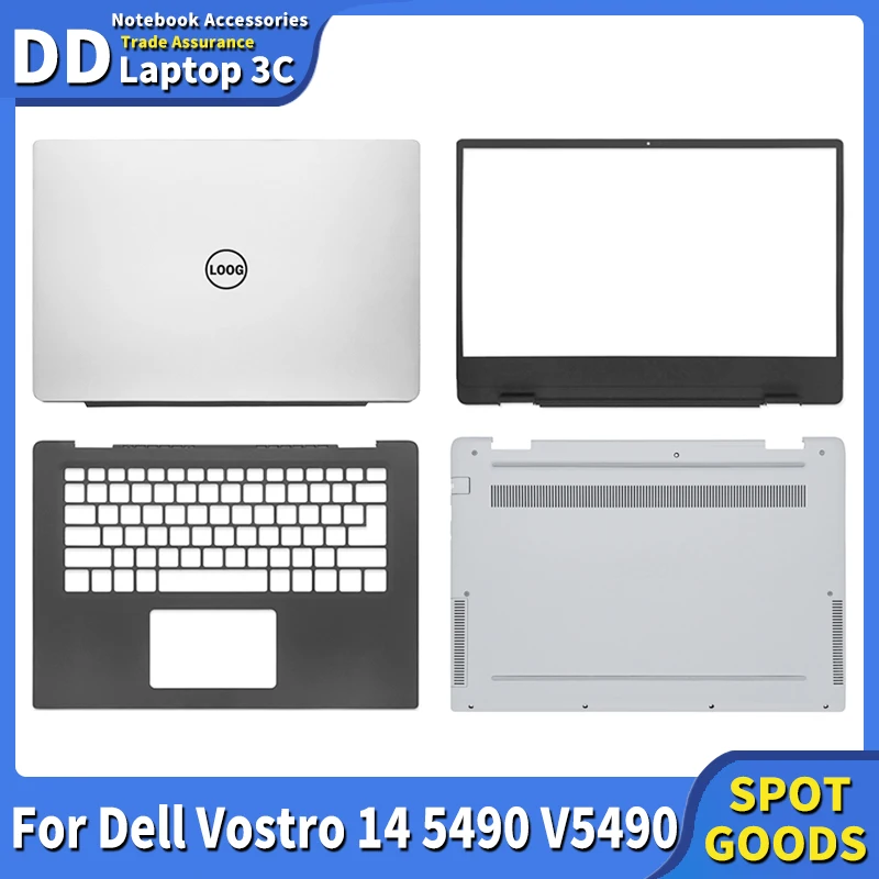 NEW Laptop Case For Dell Vostro 14 5490 V5490 14inch LCD Back Cover Front Bezel Cover Palmrest Upper Case Bottom Case 5490 V5490