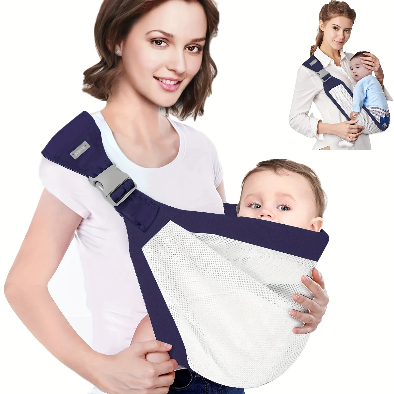 Dr.isla 0-36 months baby Carrier Wrap Multifunctional Baby Carrier Ring Sling for Baby Toddler Carrier Accessories Easy Carrying