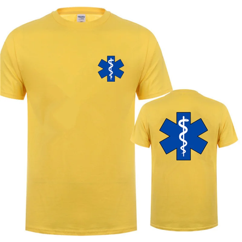 EMT Emergency Ambulance Printed T Shirt Men Women Fashion Summer Streetwear O-Neck T-Shirt Casual Sport Short Sleeve Shirt Tops