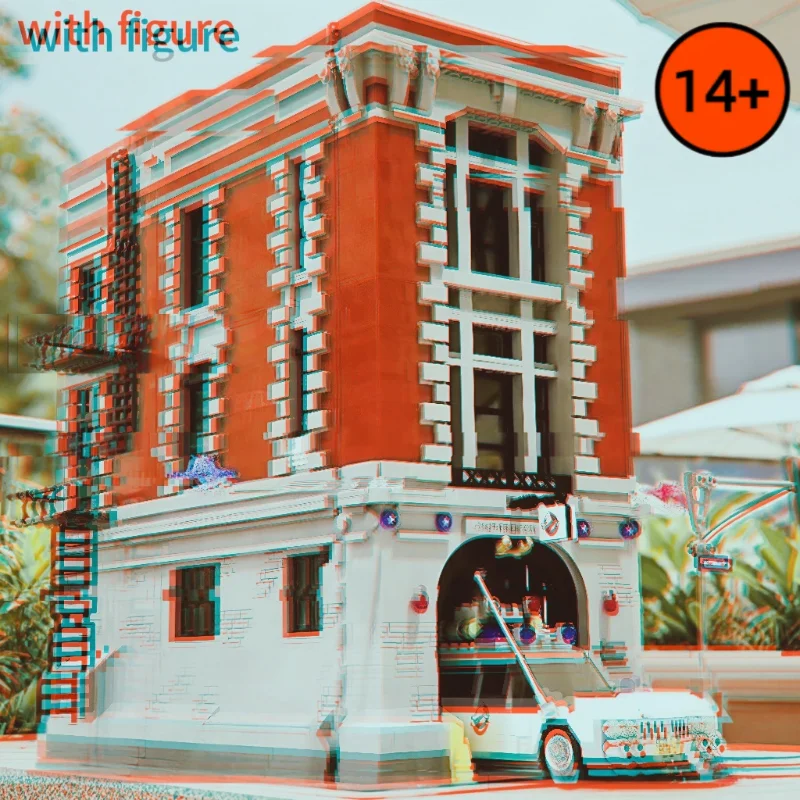 

Набор строительных блоков 4905 деталей FIT 75827 «Пожарная часть Охотников за привидениями», модель штаб-квартиры, кирпичики для декора дома, игрушки для детей и взрослых, подарок на день рождения