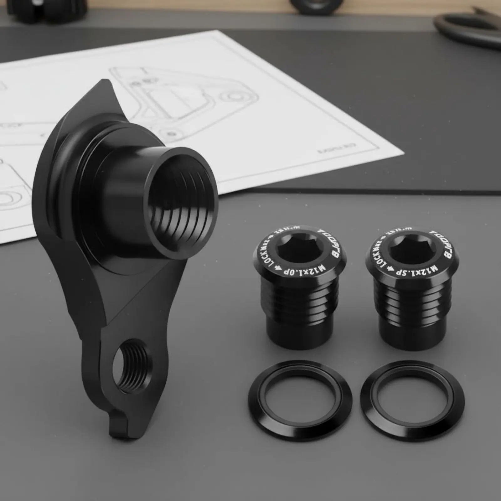 

UDH Direct Mount Hanger CNC Machined Bike Rear Derailleur Hanger Bike Frame Frame Connector for Cyclists, Street Cycling