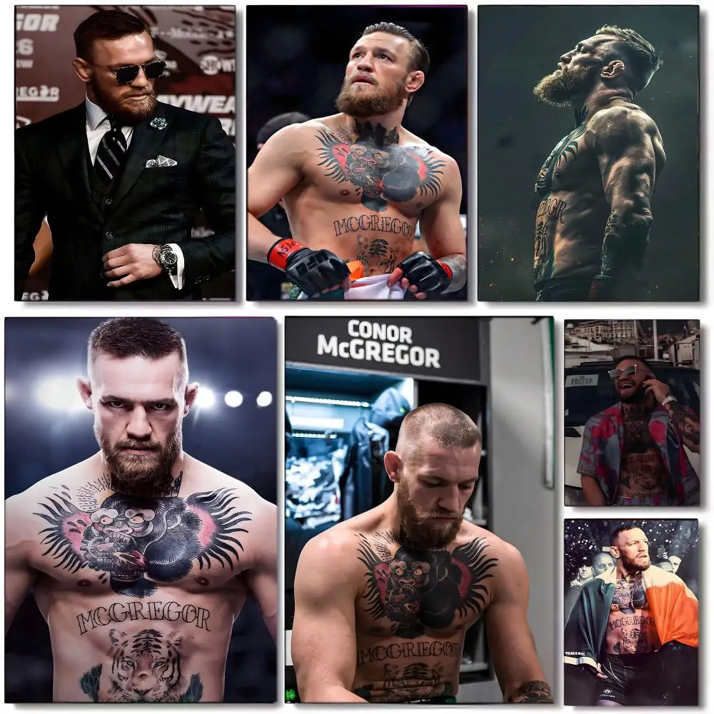 Irish Fighter C-connor M-mcgregor Poster Wall art print art suitable for living room bedroom bar parlor home decor gift
