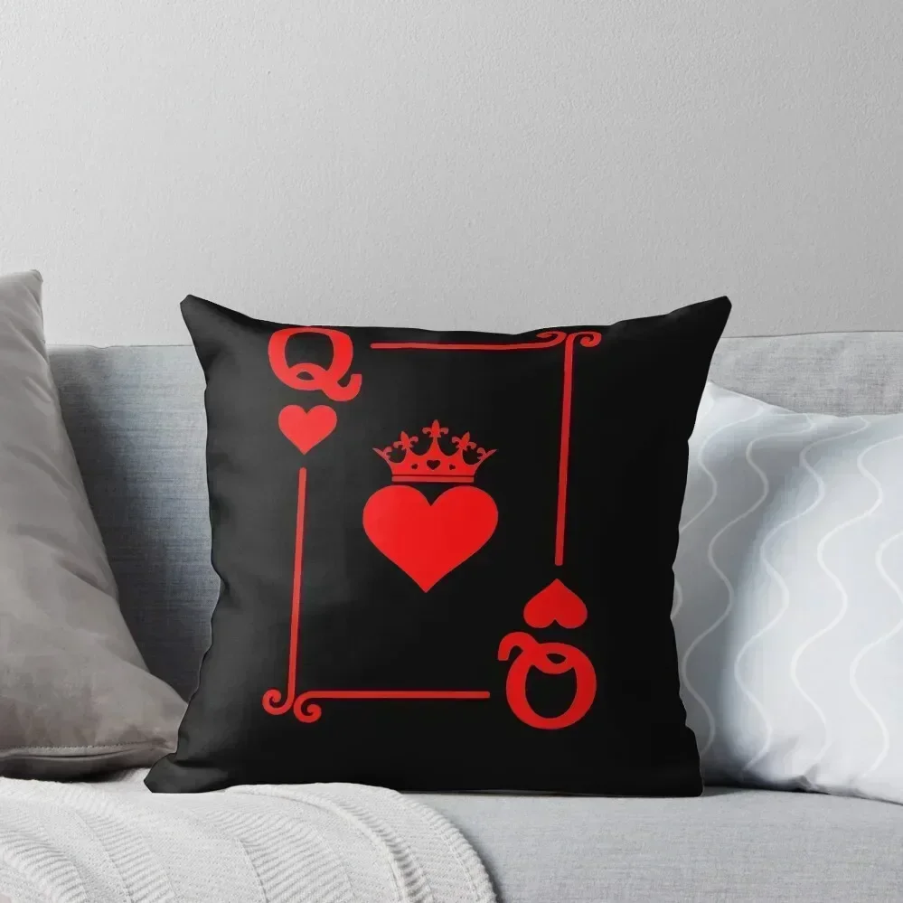 

King Queen of Hearts - Matching Couple - Queen of Hearts Throw Pillow Anime Pillowcases Cushion Covers Sofa pillow