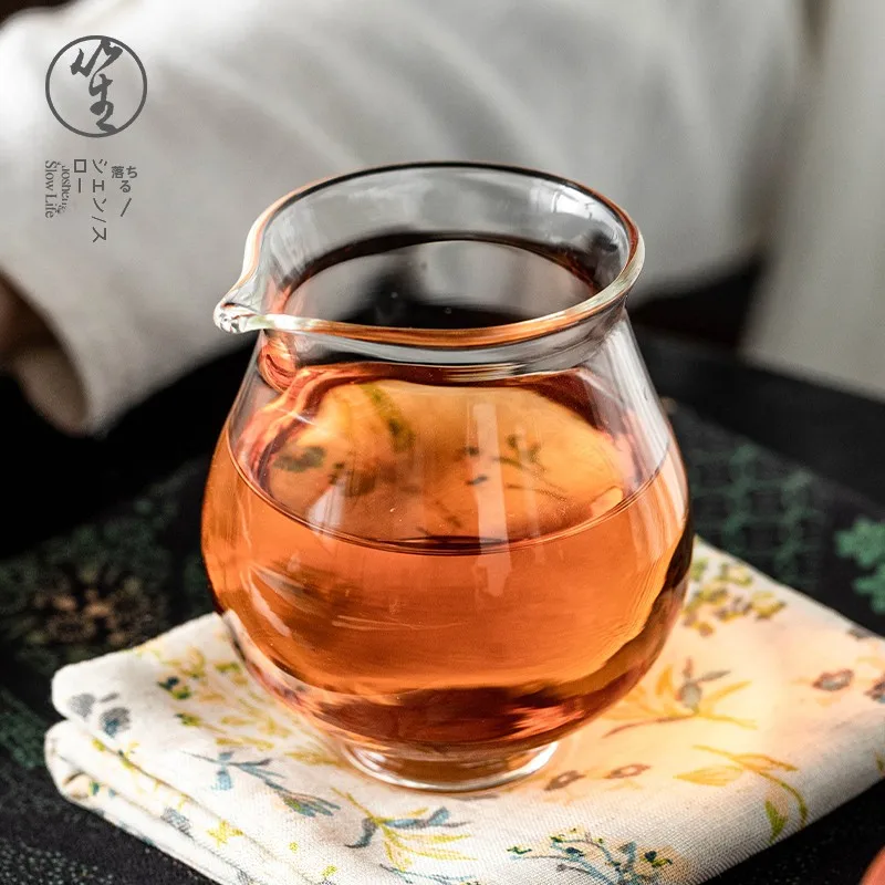 

Tea Brewing Glass Cup High Borosilie Transparent Heat Resistant Public Cup for Home Use Small Size Tea Server Cup