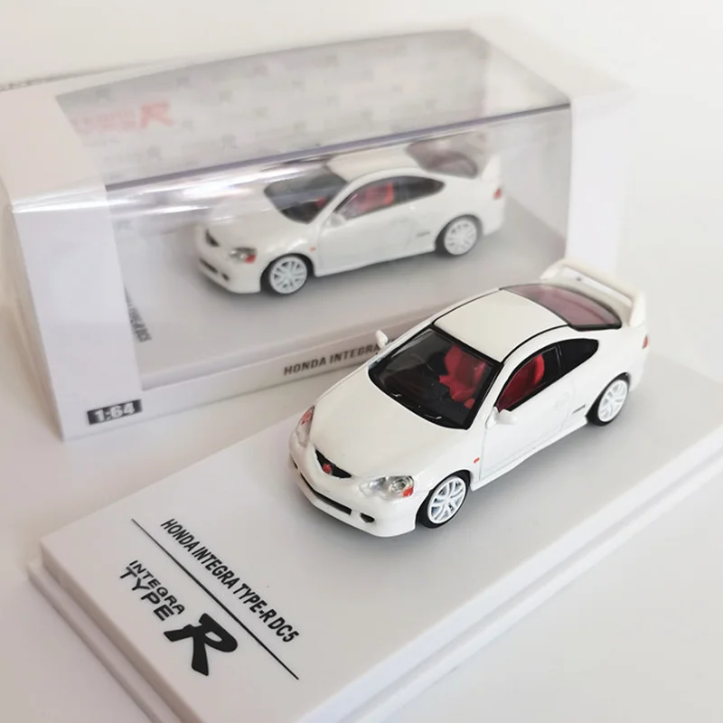 Pressofuso Originale Scala 1:64 In Lega Honda Integra Type-R DC5 Mini Auto Giocattolo Simulazione Modello Classico Hobby e Da Collezione Souvenir