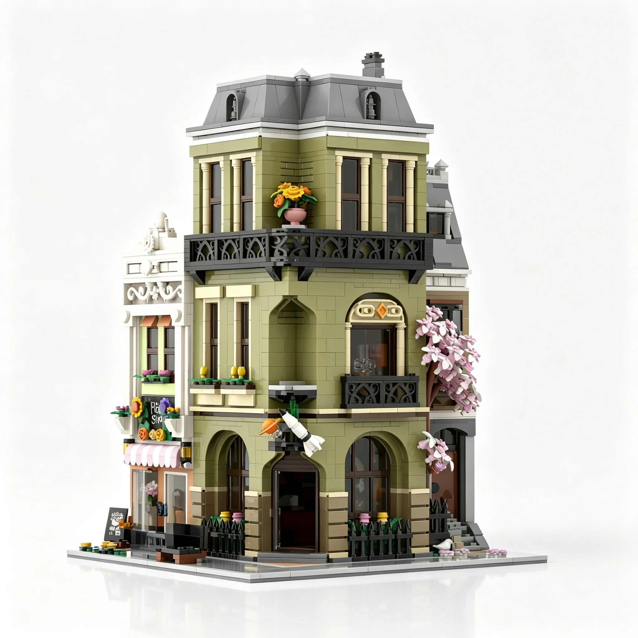 3668pcs MOC Modular Buildings Space Exploration Agency Model Building Blocks Brick Assemble Education Idea Collection Creative