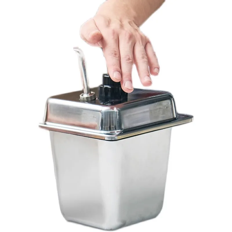 

Coffee chain special sauce press pot, mocha jam pump hand pressure