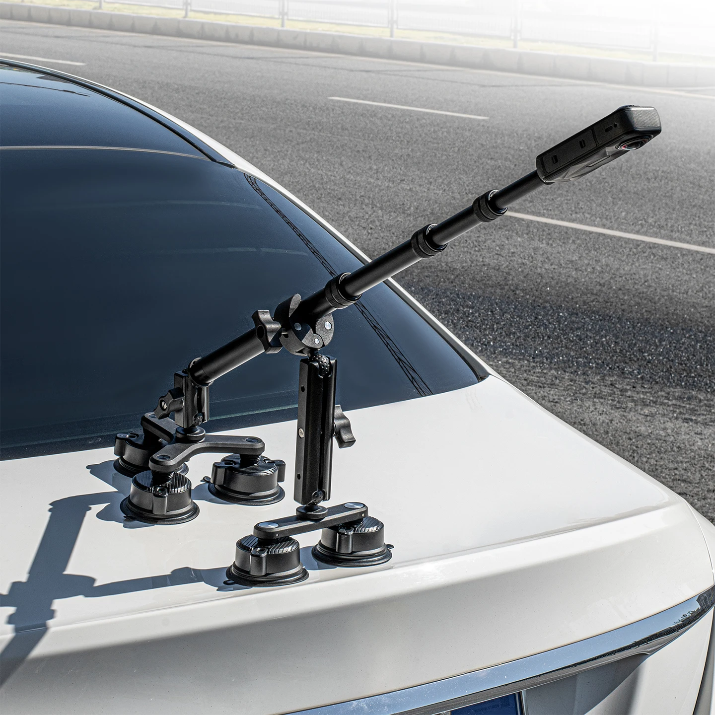 

3 sets/lot Car Suction Cup Shooting Stand Mount Set 2+3 Suction Cups With 110m Selfie Stick for DJI Osmo 360 Camera Accessories