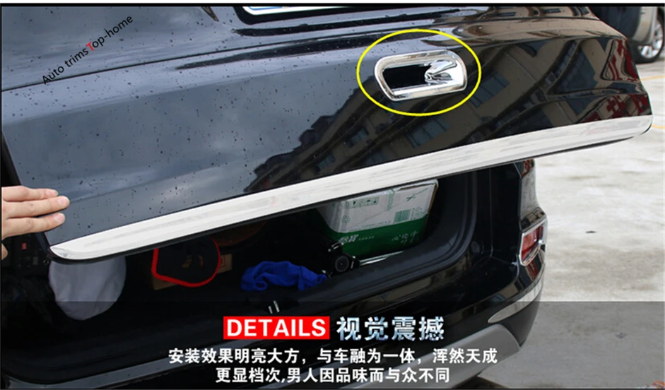 

Yimaautotrims Rear Door Handle Bowl Cover Trim 1 Pcs Fit For Honda CRV CR-V 2015 2016 ABS Chromium Styling