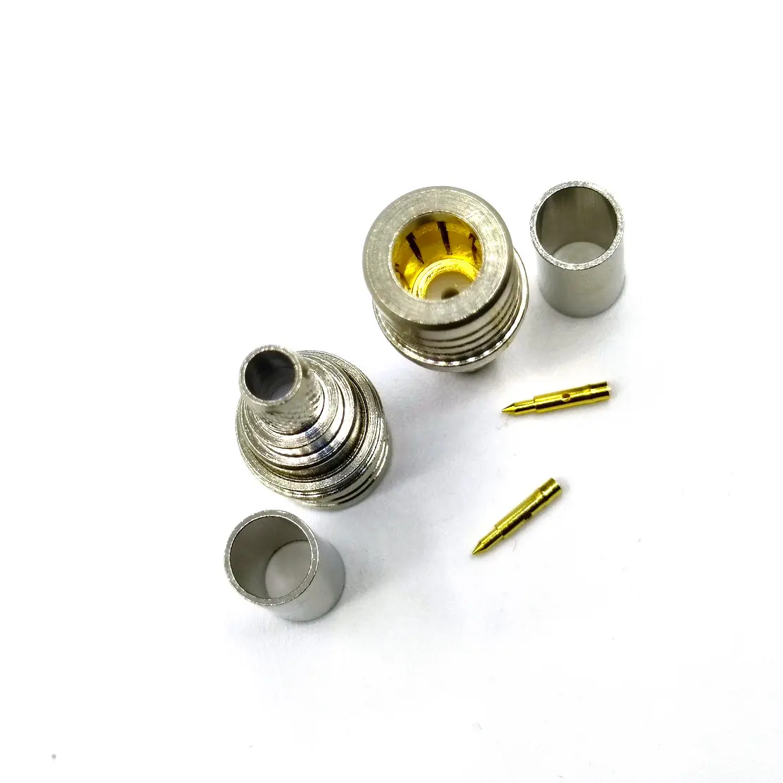 Crimp RF Connector Plug QMA Male Connector For Cable RG174 RG316 RG188 RG188A LMR100 /RG58 RG400 RG142 LMR195