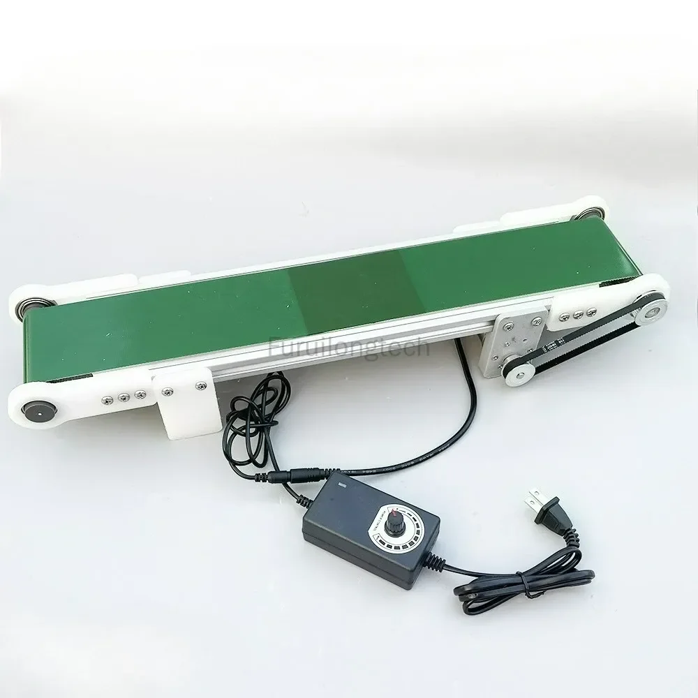 50x10 см 70x10 см ПВХ электрический конвейерная лента небольшая сборочная линия электрический конвейер AC100-240V регулируемая скорость