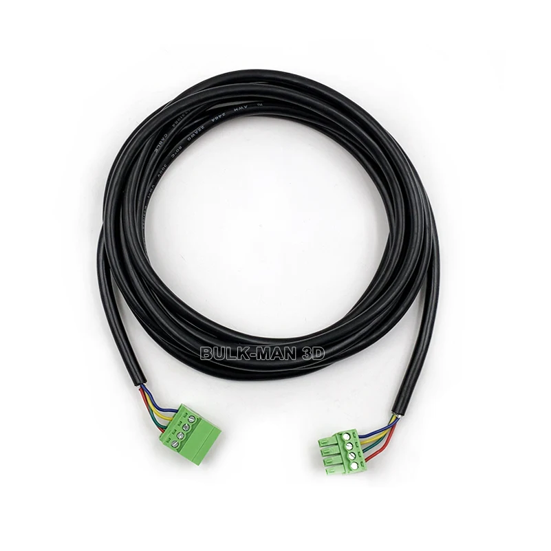 4 Core Shielded Xtension Cable 22AWG with JST SM 4P Female and Male Connector for Nema23 Stepper Motor