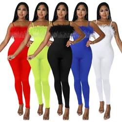 jumpsuit women 2022 birthday outfits women club outfits one pieces clothes for woman jumpsuit woman clothing wholesale