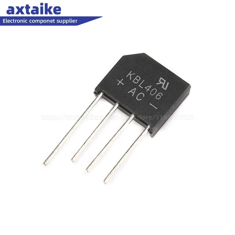 10PCS KBL406 KBL408 KBL410 KBL608 KBL610 DIP 4A 6A 600V 800V 1000V Single Phases Diode Bridge Rectifier