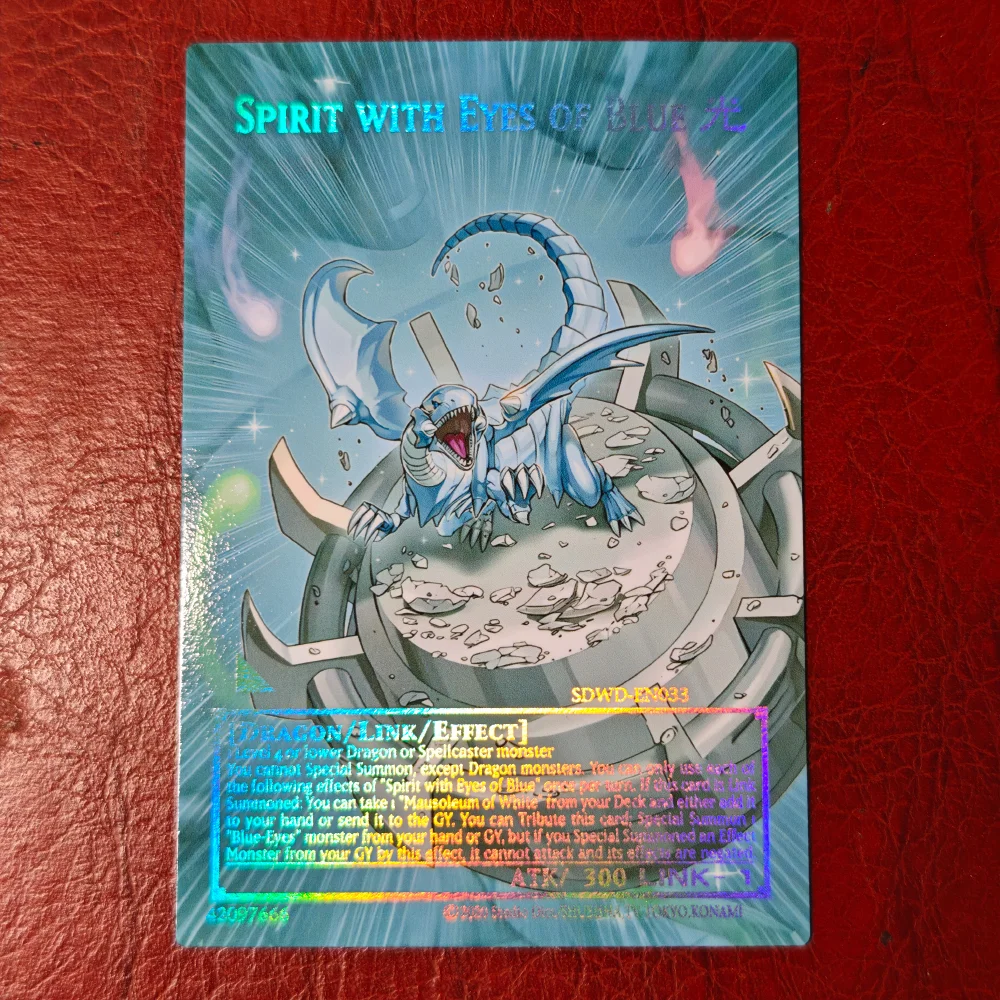 YuGiOh Blue-Eyes DIY Full Picture Trading Card Not Original Collectible  Card for Gaming.Blue-Eyes White Dragon - AliExpress 26