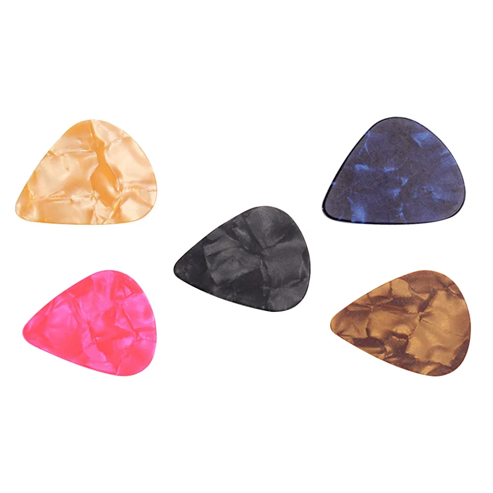 

5 Pcs Guitars Pick Folk Compact Electric Stringed Instrument Parts Practical Accessories Plectrums Performance Supplies