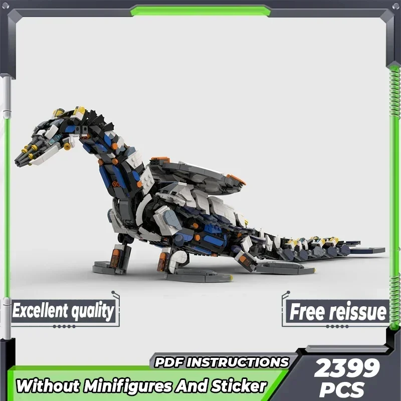 

Popular Game Combat Mech Model Moc Building Bricks Tide Ripper Technology Modular Blocks Gifts Christmas Toys DIY Sets Assembly
