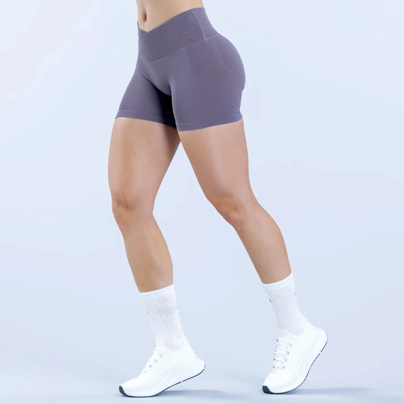 섹시한 여성용 피트니스 스포츠 반바지, 로우 리브드 요가 반바지, 짐 러닝 비전 반바지, 운동용 스크런치 버트 심리스 레깅스