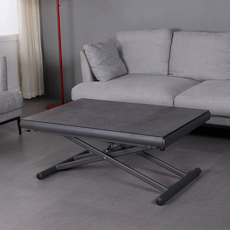

Lifting coffee table dining table, dual-purpose multi-functional retractable dining table