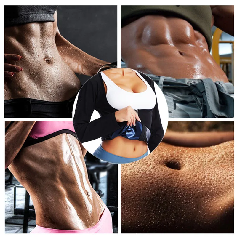 MrifDila Waist Trainer Body Shaper Shirts Sauna Suits 5XL Gym Tops 5 Times Sweating Slimming Fat Burn Hot Sweat Shirt Shapewear