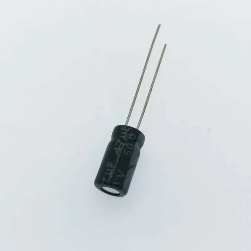 20PCS    Direct plug-in electrolytic capacitor 47UF 50V 20% 3.6x12mm